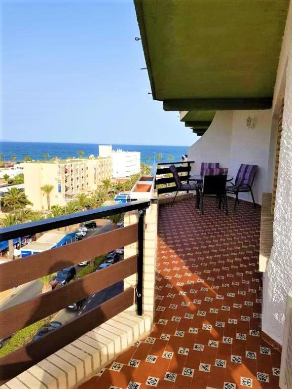 Apartamento Roquetas De Mar Urbanizacion, 2 Dormitorios, Gran Terraza Con Vista Al Mar, Wi-Fi, Parking Y Piscina Bagian luar foto