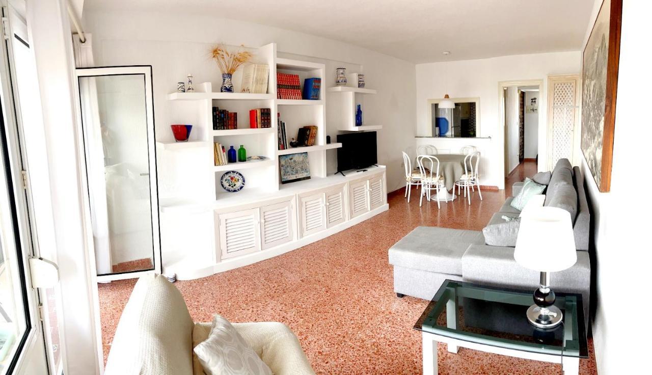 Apartamento Roquetas De Mar Urbanizacion, 2 Dormitorios, Gran Terraza Con Vista Al Mar, Wi-Fi, Parking Y Piscina Bagian luar foto