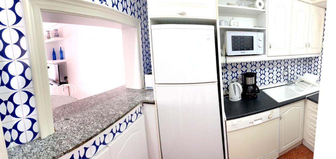 Apartamento Roquetas De Mar Urbanizacion, 2 Dormitorios, Gran Terraza Con Vista Al Mar, Wi-Fi, Parking Y Piscina Bagian luar foto